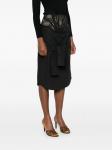 Юбка миди Giuseppe Di Morabito с корсетом, черный - фото 3
