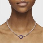 Кольцо-держатель для подвесок Tous Small Hold, серебро/фиолетовый - фото 4