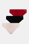 3 пары стрингов Calvin Klein Underwear, красный - фото