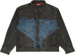 Куртка Supreme 2-Tone Paneled Denim Jacket 'Black', черный - фото