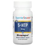 Superior Source, 5-HTP (5-гидрокситриптофан), 50 мг, 60 быстрорастворимых таблеток MicroLingual - фото 4
