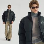 Пуховик Unisex Stillslow, зеленый (8926 в стиле пэчворк) - фото 4