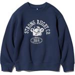 UNIQLO Детский свитшот темно-синий - фото