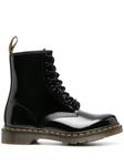 Ботинки Dr. Martens 1460 в стиле милитари, черный - фото