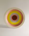Блюдо Zara Home Ceramic Serving With Circles X Collagerie, мультиколор - фото 2