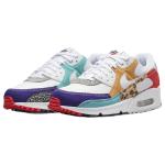 Кроссовки Nike Air Max 90 SE, белый/фиолетовый/красный - фото 3