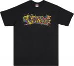 Футболка Supreme Paint Logo Tee 'Black', черный - фото 2