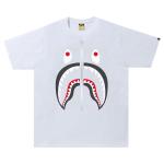 Футболка BAPE Shark Tee 'White', белый - фото
