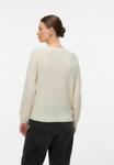 Джемпер Vero Moda NORMAL GESCHNITTEN RUNDHALS, Birch/Off-White - фото 3