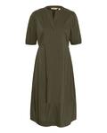 Платье миди CULTURE Dress Antoinett, оливковый - фото