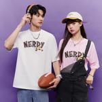 Nerdy Футболка с рукавом дроп-шоулдер унисекс pink - фото 5