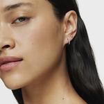 Серьги Tous 3 mm White Gold Basics, белое золото - фото 5