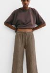 Пижамные брюки PULL&BEAR Pyjama bottoms, Ochre - фото 4