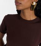 Шерстяной топ Saint Laurent, Marron - фото 4