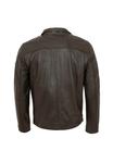 Куртка bugatti Leather jacket, Dunkebraun/Dark Brown - фото 2