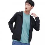 Куртка Uniqlo Dry-Ex Uv Protection Zipped Unisex, 09 черный - фото 2