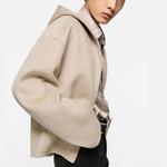 Худи на молнии Acne Studios, Oat - фото 4