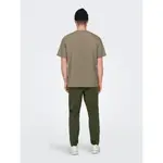 Рубашка ONLY & SONS с круглым вырезом "ONSFRED RLX SS TEE", серый - фото 6