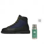 Высокие походные ботинки Ridge для мужчин, черно-синие, широкая колодка EE, Danner, черно-синие, широкая колодка E - фото