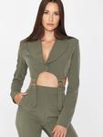 Блейзер mandragora Feminity, хаки - фото 3