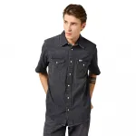 Рубашка с коротким рукавом Wrangler Western, черный - фото