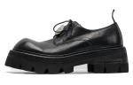 Туфли на платформе мужские низкие черные Viplander - фото