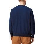 Свитер с принтом логотипа VERSACE, темно-синий - фото 5