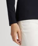 Хлопковый топ с длинными рукавами Lauren Ralph Lauren, мульти - фото 4