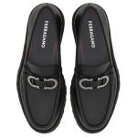 Лоферы мужские Black Ferragamo - фото 4