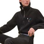 HERMES Кашемировый свитер мужской black - фото 5