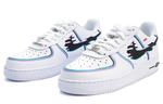 Кроссовки Nike Air Force 1 Skateboard Shoes Women's Low-Top White Black - фото 3