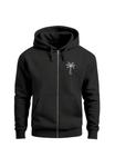 Худи Neverless MIT KAPUZE PALME LOGO PRINT ZIP, Schwarz/Anthracite - фото
