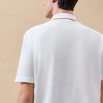 Футболка поло мужская белая HERMES - фото 4