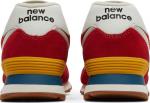 Кроссовки New Balance 574 'Rainbow Pack - Team Red', красный - фото 7
