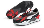 Кроссовки PUMA Rs-x3 Twill Air Mesh 'Black White Red' - фото 5