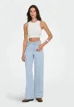 Mit weitem wide leg Only, Light Blue Denim - фото 2