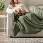 Плед Ikea Vallkrassing, 150x200, серо-зеленый - фото 3