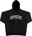 Толстовка Supreme Hearts Arc Hooded Sweatshirt 'Black', черный - фото