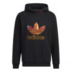 Толстовка Men's adidas originals Cny Logo Pattern Pullover Black, черный - фото