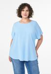 Блуза Zizzi Blouse, Placid Blue/Mottled Light Blue - фото