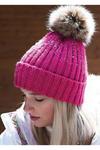 Зимняя шапка с манжетами Beechfield, розовый - фото 2