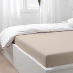 Простыня Ikea Nattjasmin, 180х200, светло-бежевый - фото 8