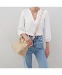 Сумка Sheila Medium Satchel HOBO, золотой - фото 2