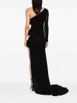 Платье макси Giuseppe Di Morabito с вырезами, черный - фото 4