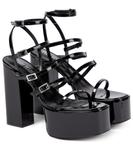 Кожаные сандалии на платформе Jessica Paris Texas, черный - фото
