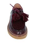 Туфли на шнуровке Tod'S, бордовый - фото 4