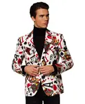 Мужские праздничные пиджаки - Printed Theme Party Jackets OppoSuits, белый - фото