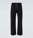 Широкие брюки с высокой талией Plan C, Navy Black - фото