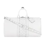Сумка Louis Vuitton Keepall 50, белый - фото