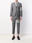 Thom Browne однобортный пиджак, серый - фото 2